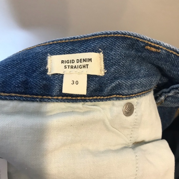 NEW Madewell Denim Jean Mini Skirt Distressed 30 - Picture 8 of 9